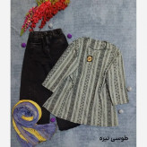 تونیک قواره دار سنتی تسلا 😍❤️🌸