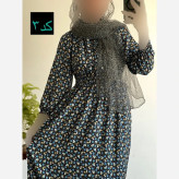 ساحلی نخی طرح دار خنک و تابستانه فری سایز