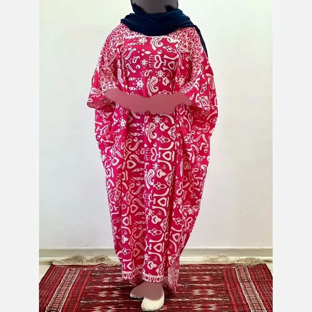 ساحلی خفاشی بوگاتی کرپ نخ فری سایز 38 تا 50 قد 135