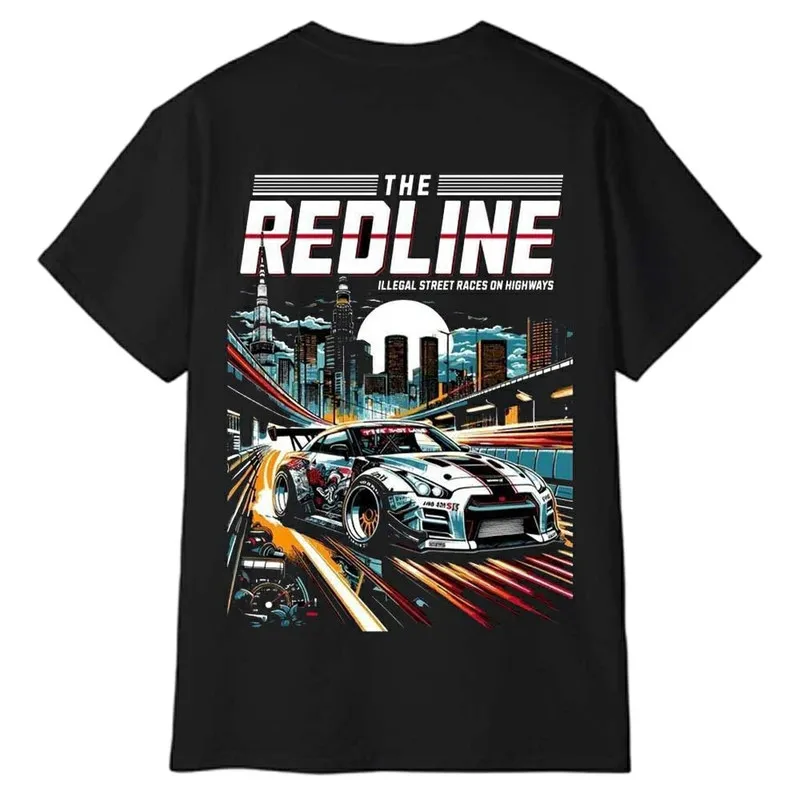 تیشرت آستین کوتاه مردانه پاد آفرین مدل ماشین مسابقه ای
