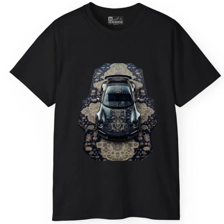 تیشرت آستین کوتاه مردانه مدل ماشین فرش ایرانی