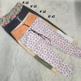 شلوارک زنانه طرحدار پنبه ای وارداتی بنگلادشی سایزبزرگ مناسب چهارفصل تن خور شیک و راحت بدون آبرفت و رنگ رفت بدن نما نیست